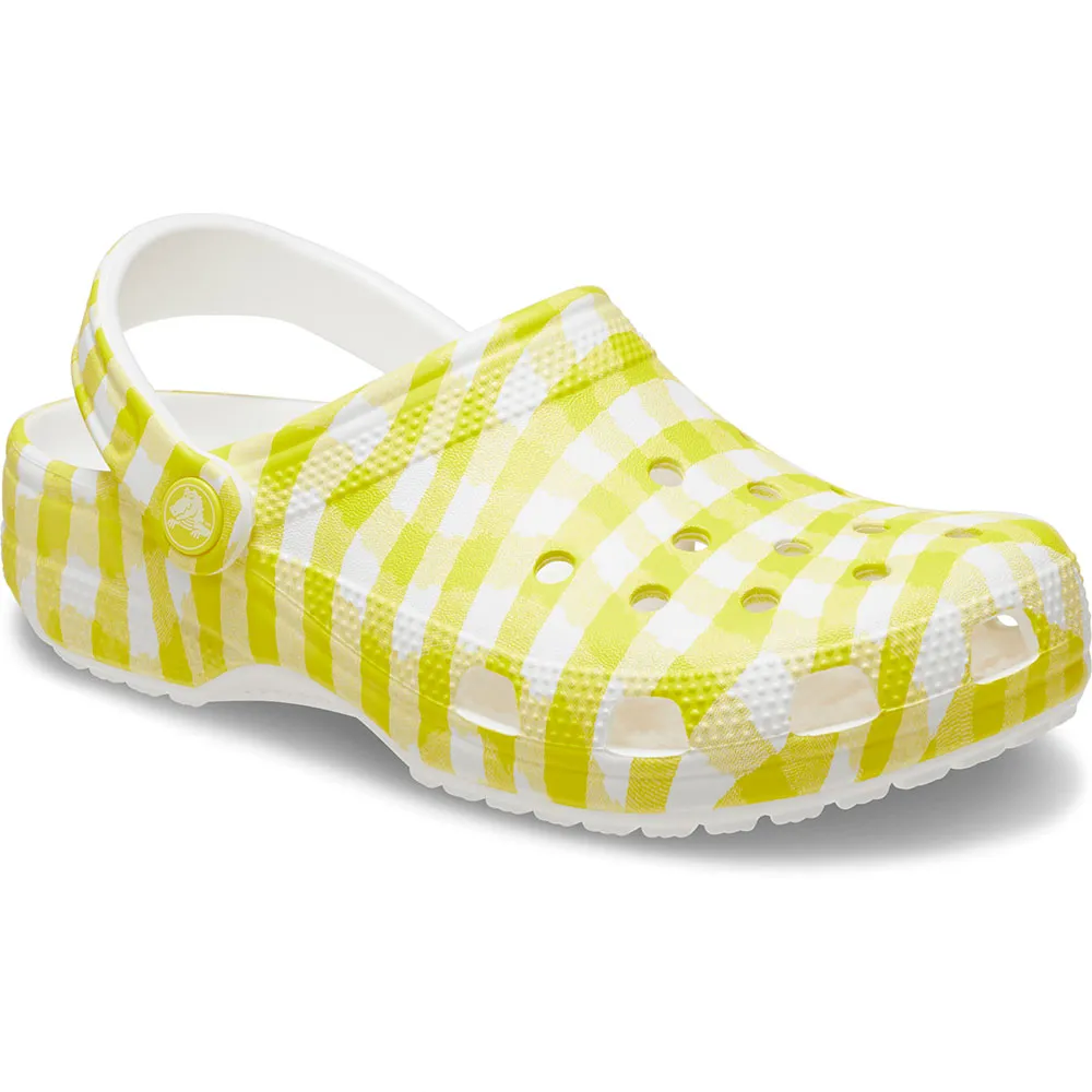 

Сабо Crocs Classic Gingham, желтый