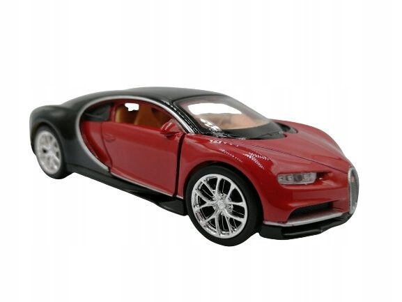 

Welly, коллекционная модель красного автомобиля Bugatti Chiron, 1:34.