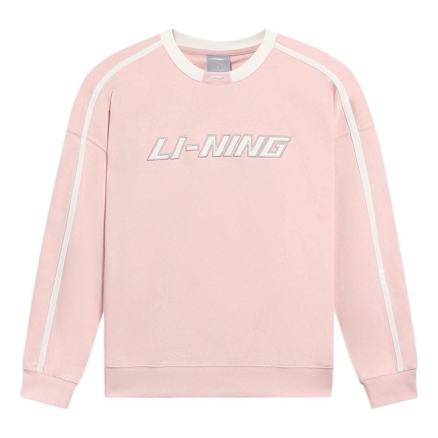 

Спортивная толстовка Li-Ning Striped Graphic Sweatshirt 'Pink White' AWDRD50-5, розовый