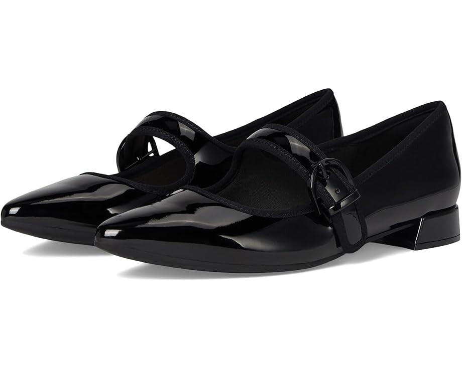 Туфли на плоской подошве Clarks Natalyn May, цвет Black Patent Synthetic