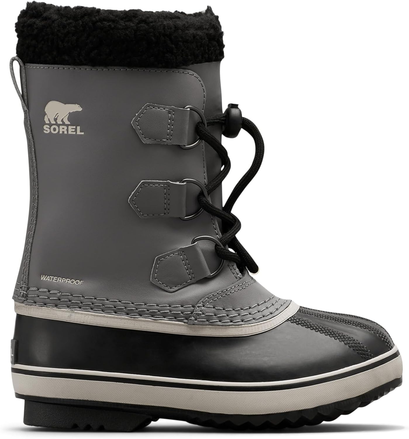 

Детские зимние непромокаемые сапоги Sorel Yoot Pac из нейлона, черный