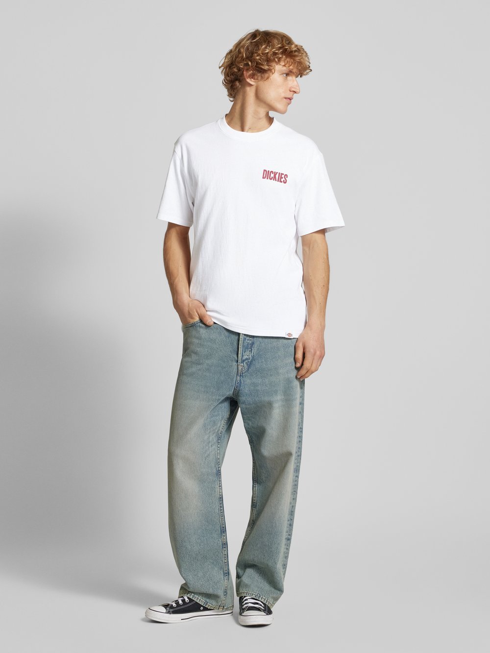 

Футболка с этикеткой, модель 'SLACKS RALLY' Dickies, белый