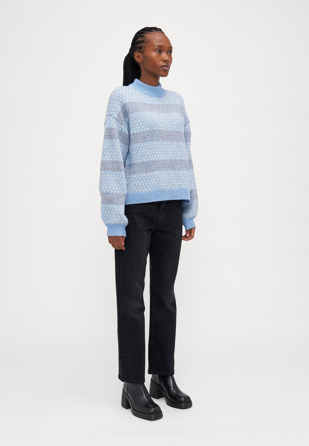 

Джемпер VMTRIXIE HIGHNECK Vero Moda Petite, светло-голубой