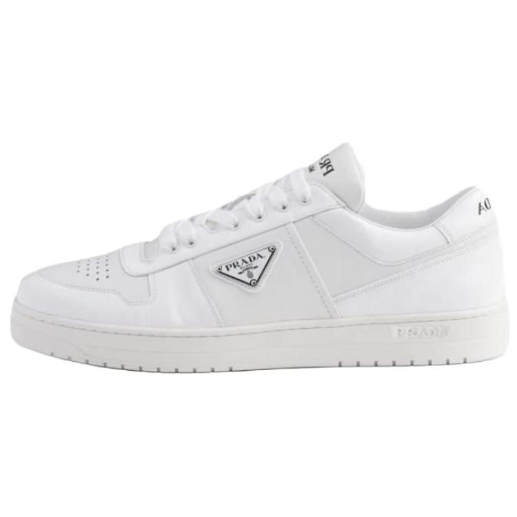 

PRADA Кроссовки для скейтбординга Downtown Low Top, белые, мужские
