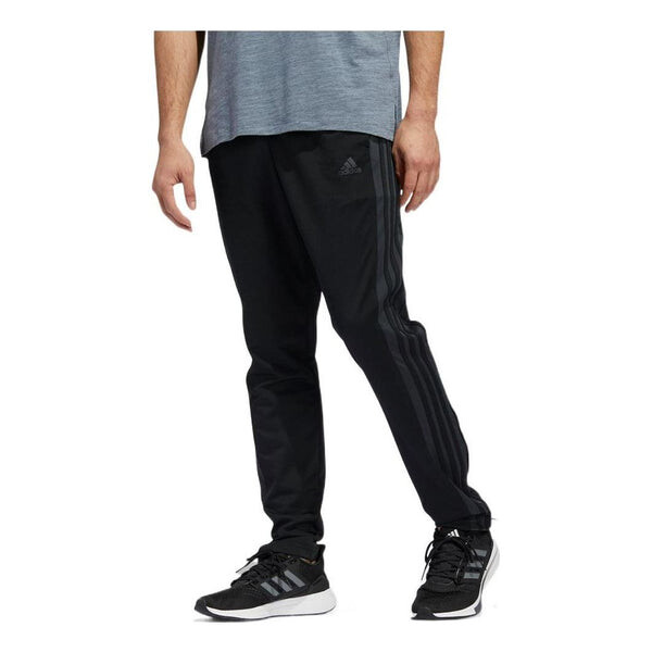 

Спортивные штаны Men's adidas Solid Color Stripe Logo Embroidered Straight Sports Pants/Trousers/Joggers Black, черный