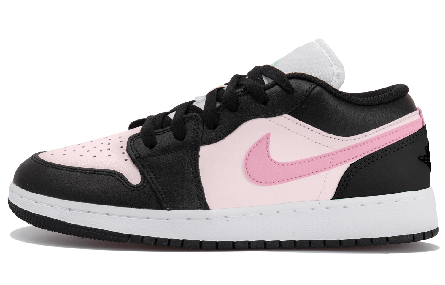 

Кроссовки Air JORDAN 1 Vintage Basketball Shoes Women's Low-Top Black Pink, черный/розовый