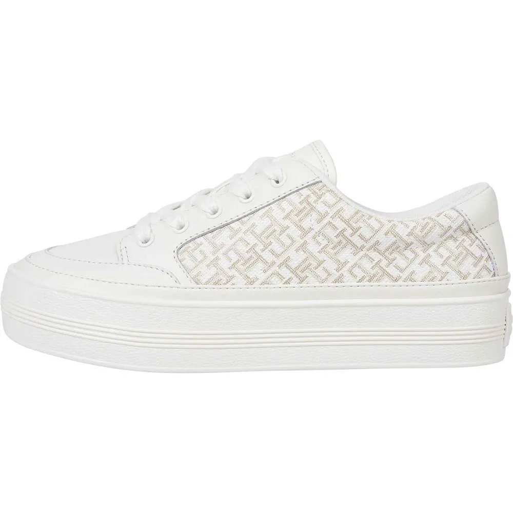Кроссовки Tommy Hilfiger Vulc Monogram, белый — фото 3