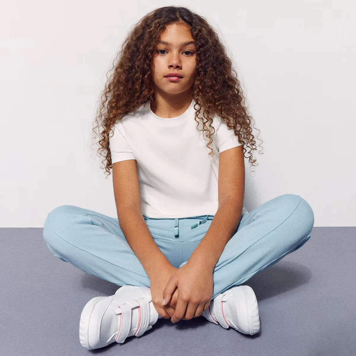 

Футболка для девочек Sportcasual с коротким рукавом Boomerang, белый