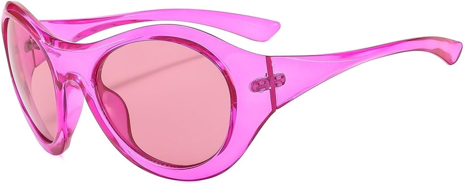 

Солнцезащитные очки с крупной оправой для активного отдыха на природе, для мужчин и женщин, для отпуска, поездок на работу, декоративные солнцезащитные очки Generic, Pink