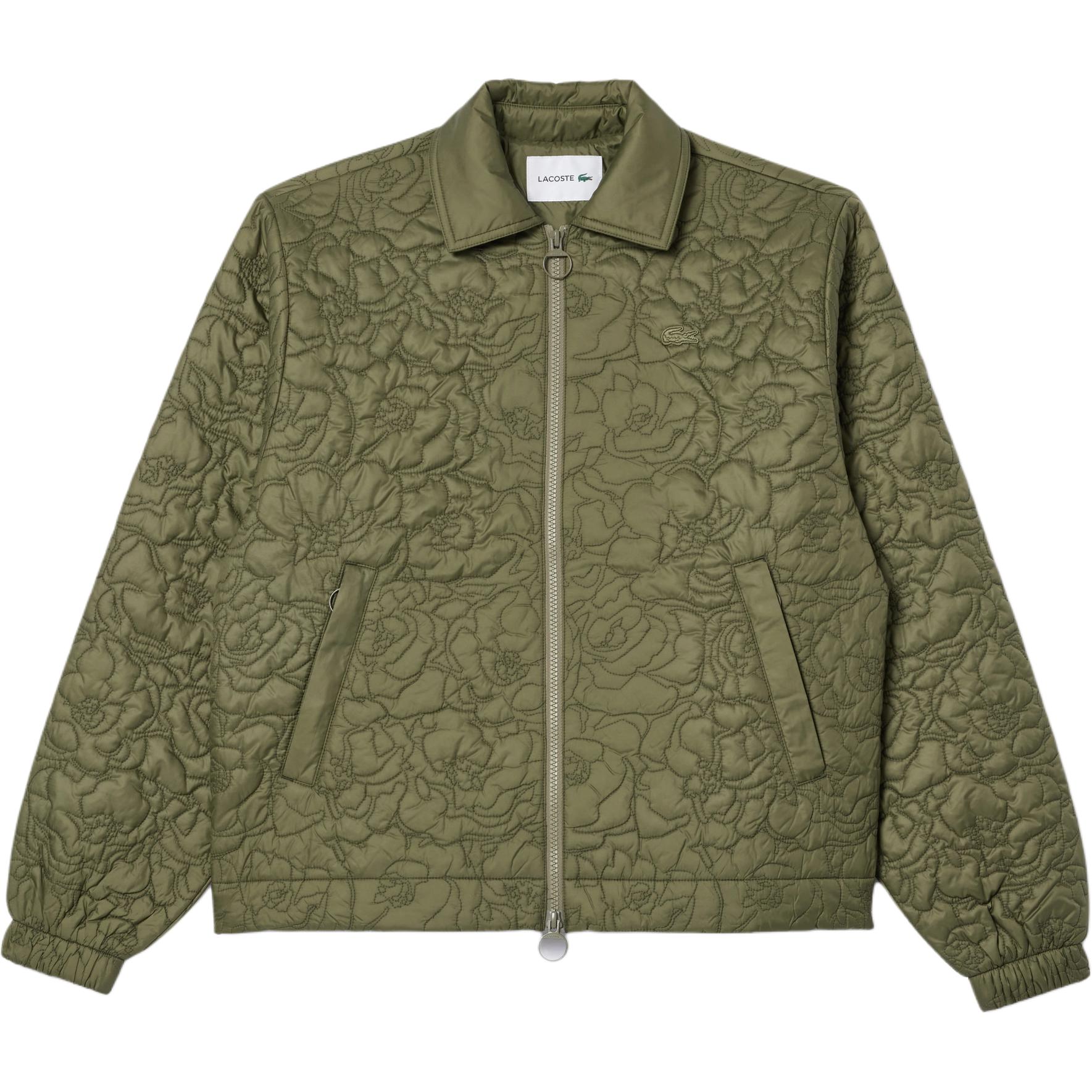 

LACOSTE Стеганая куртка с цветочным принтом, Khaki Green
