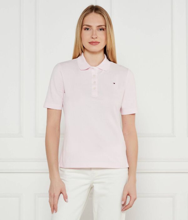 

Поло Tommy Hilfiger 1985 Regular Fit, розовый