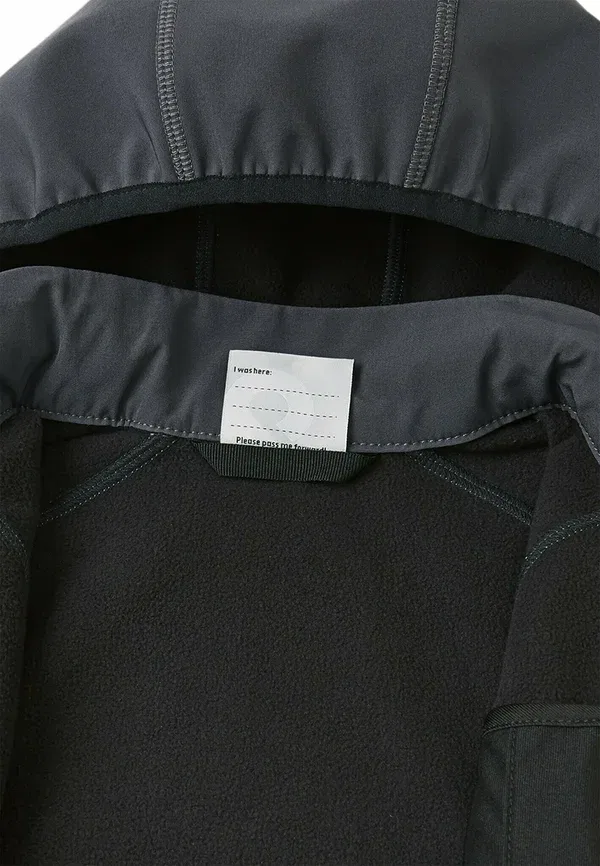 Куртка Reima Vantti Soft Shell Jacket, тёмно-серый — фото 4