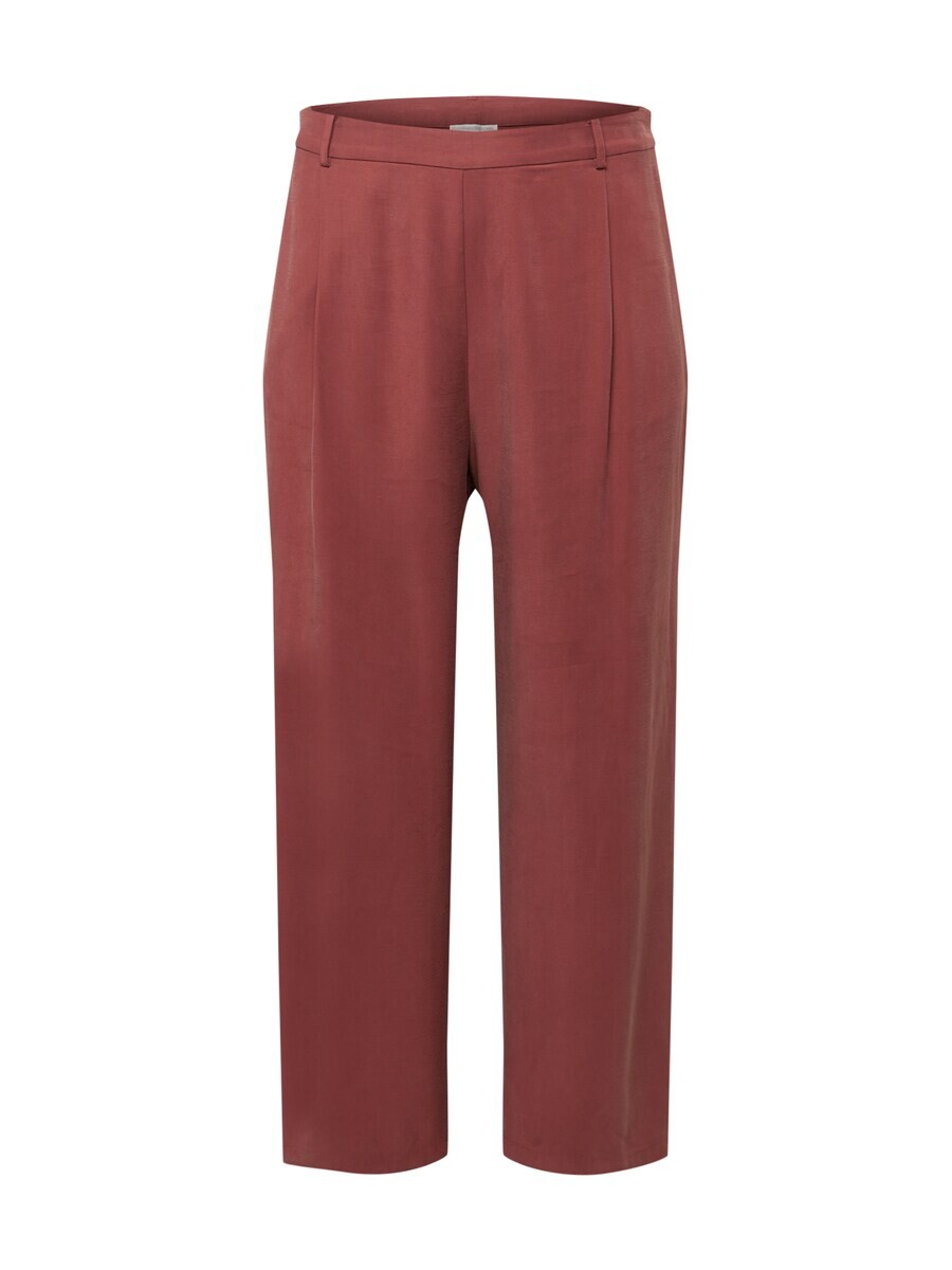 

Брюки Guido Maria Kretschmer Curvy Regular Pleat-Front Pants Godja, цвет Blood red