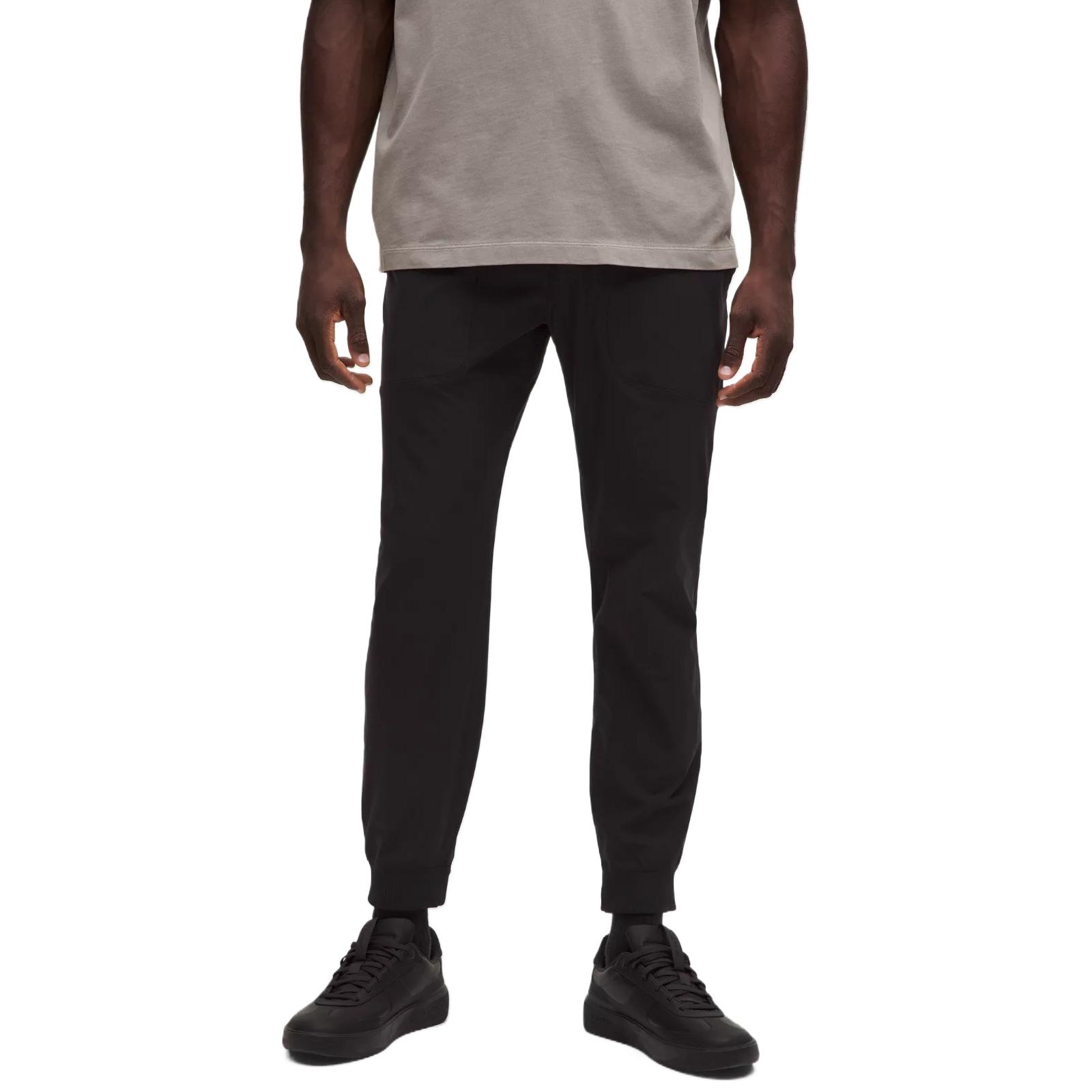 

Трикотажные спортивные штаны мужские Lululemon, черный