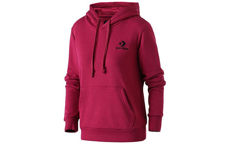 

Converse Женская толстовка Star Chevron EMB PO, темно-красная