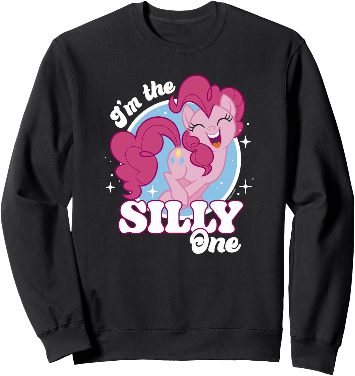 

Толстовка с постером My Little Pony Pinkie Pie I'm The Silly One, черная, Черный, Толстовка с постером My Little Pony Pinkie Pie I'm The Silly One, черная