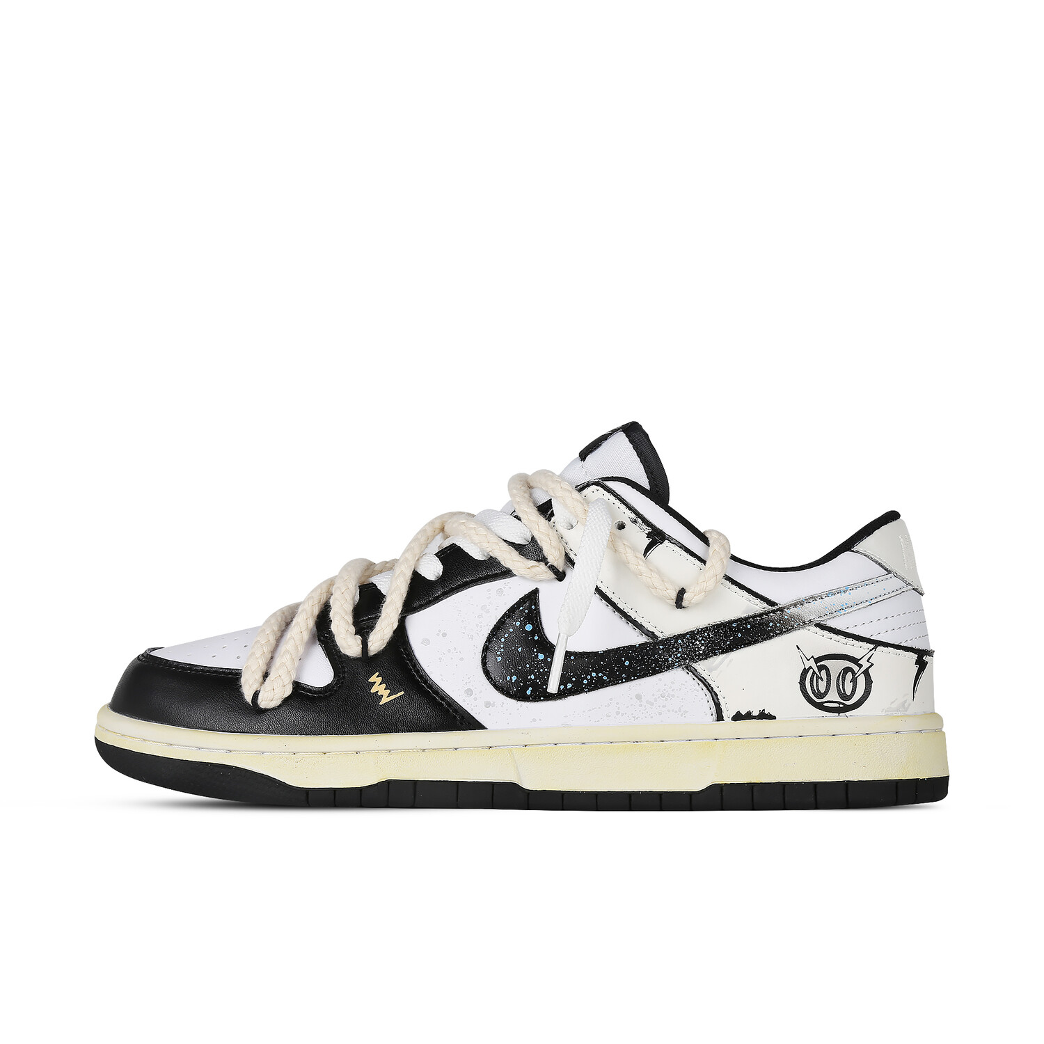 

Кроссовки Nike Dunk Skateboard Shoes Women's Low-Top Black White