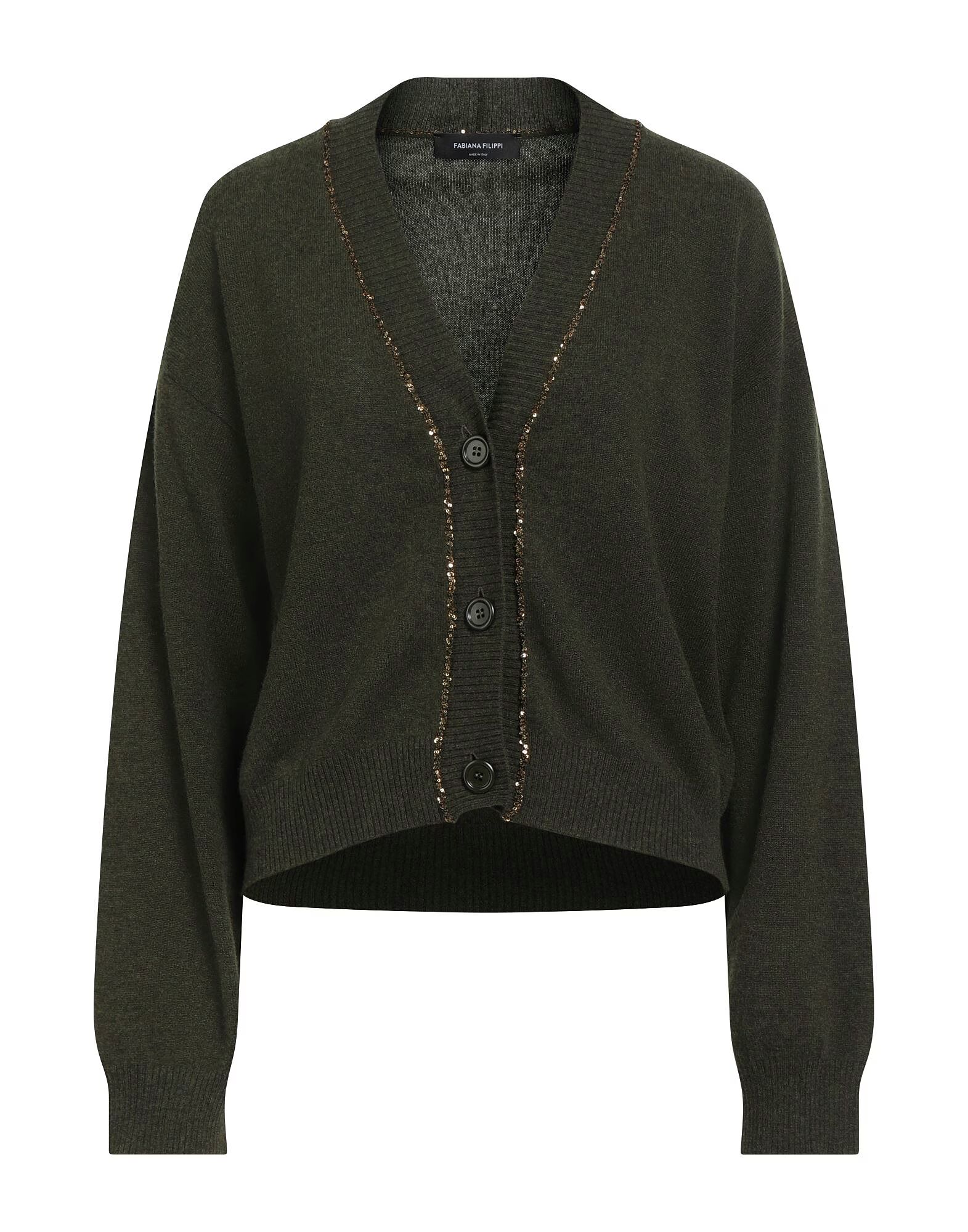 

Кардиган Fabiana Filippi, темно-зелёный