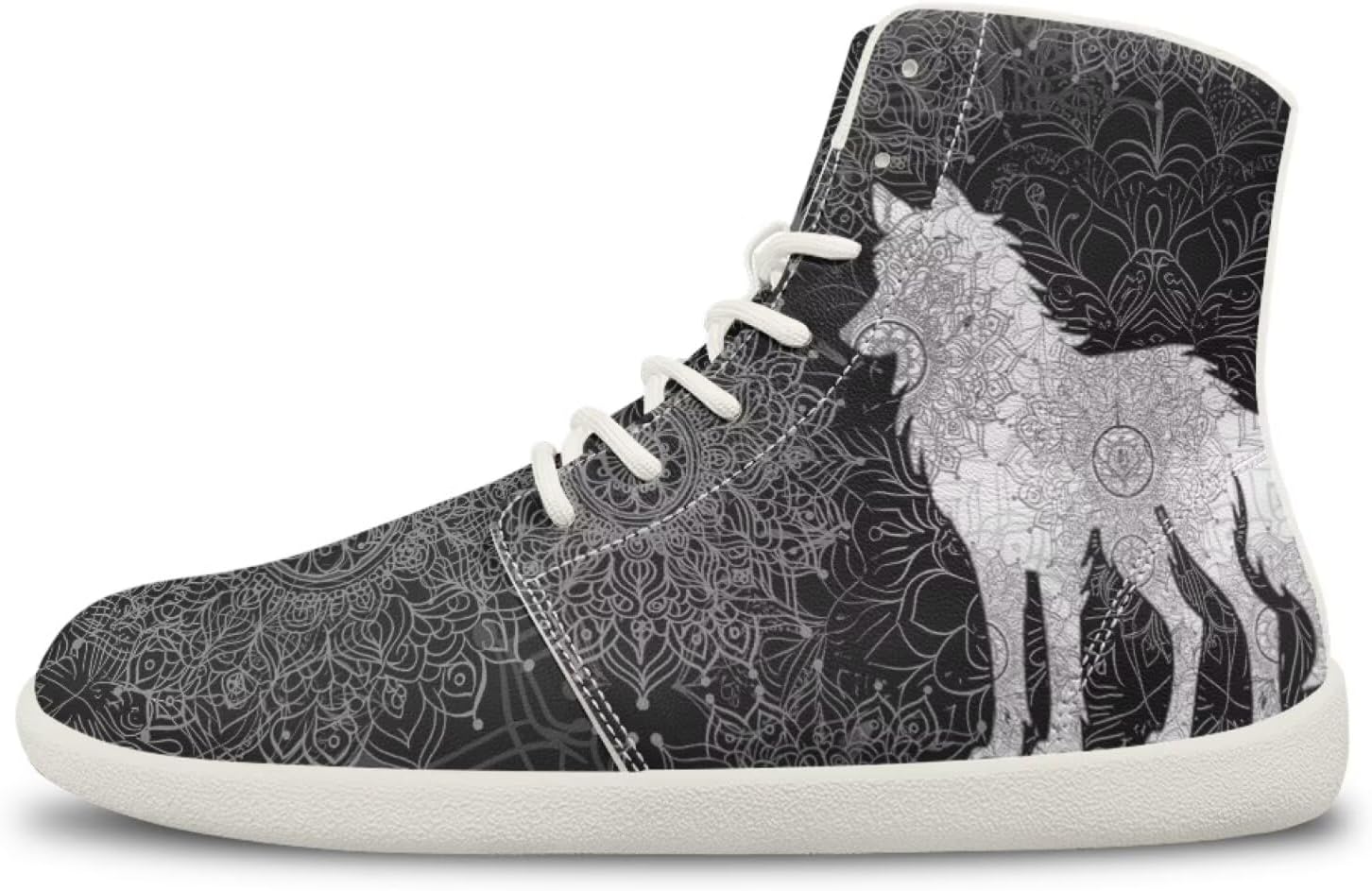 

Мужские кроссовки Wolf, слипоны, деловые кроссовки, высокие кроссовки для ходьбы, гимнастики, тенниса и спорта Ecaestolph, черный