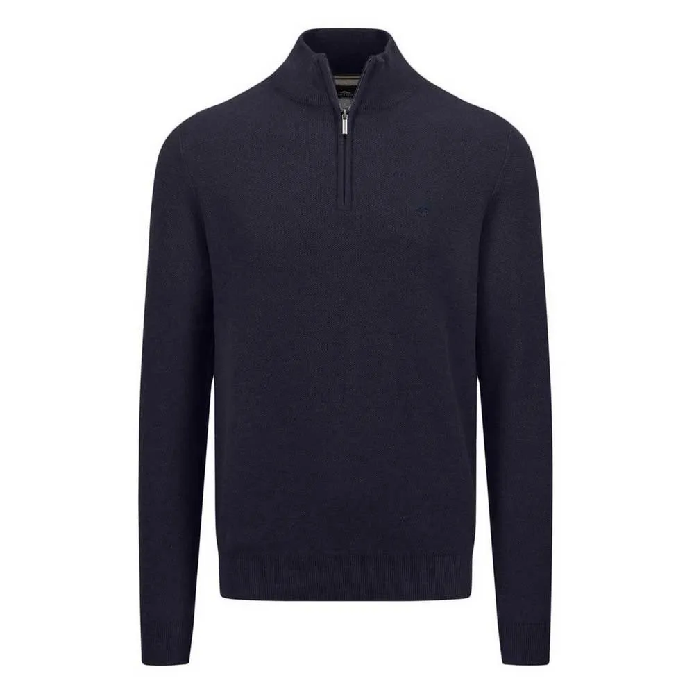 

Свитер Fynch Hatton 1414222 half zip, синий