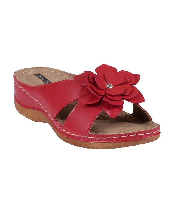 

Женские комфортные сандалии Joy Flower Rosette GC Shoes, оранжевый