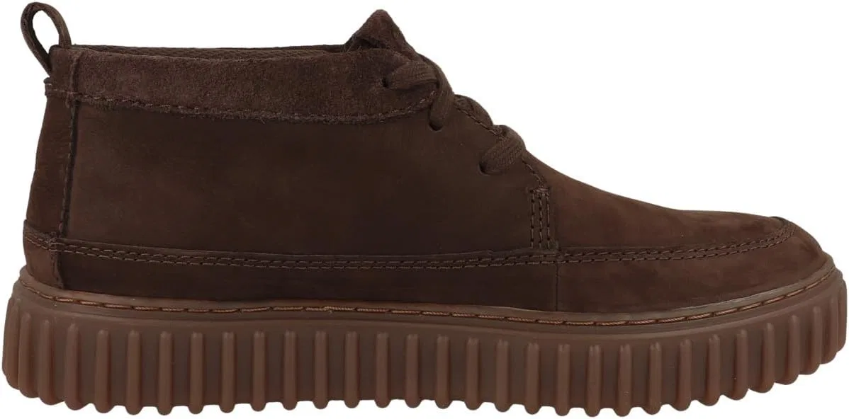 Мужские ботильоны Clarks Torhill LaceHi, Dark Brown — фото 3