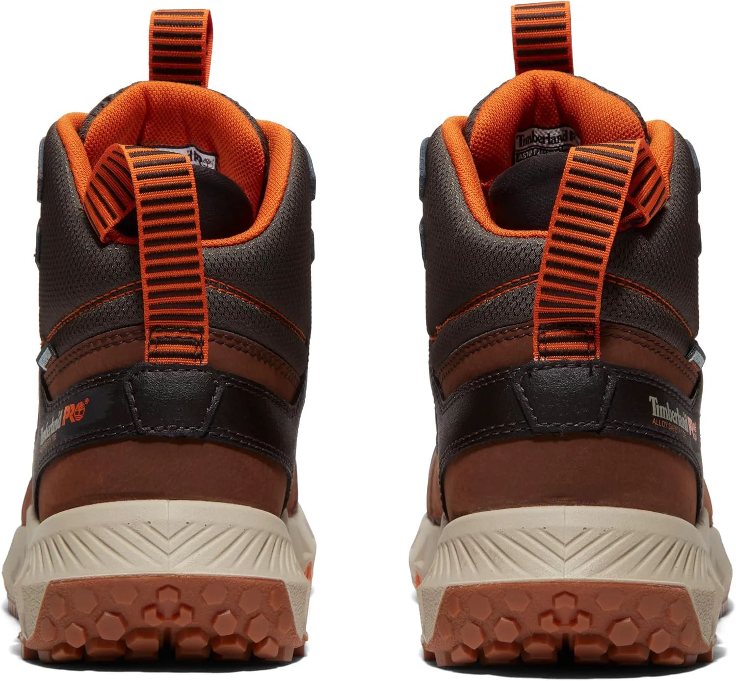 Timberland PRO Tempe, мужские, серые, с алюминиевым носком, EH, водонепроницаемые, противоскользящие, рабочие ботинки высотой 6 дюймов, коричневый — фото 4