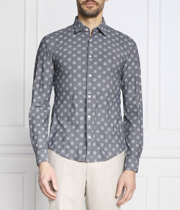 

Рубашка roan_f Slim fit Boss, черный