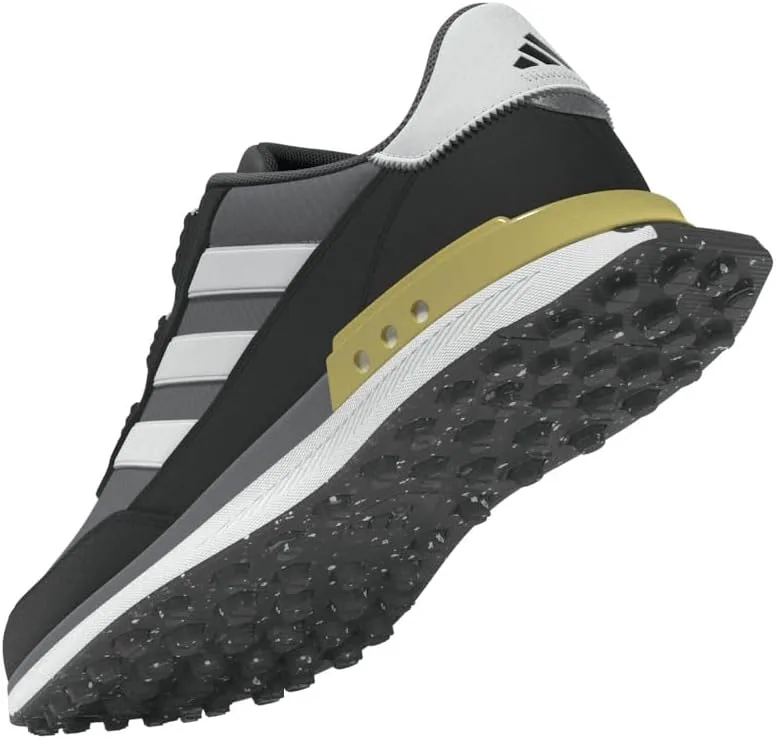 Мужские гольф-туфли Adidas S2g Spikeless Boa 24, серый/белый/черный — фото 2