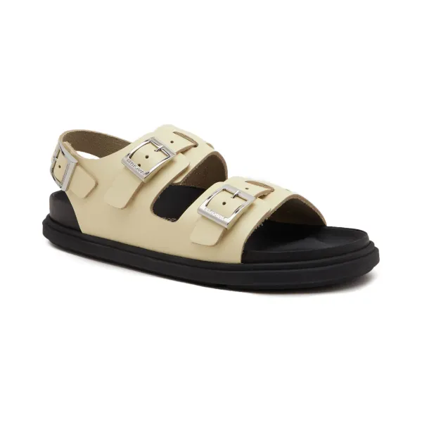 Кожаные сандалии Cannes Exq Le Butter Birkenstock, бежевый