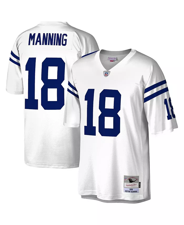 

Мужская реплика белой футболки Peyton Manning Indianapolis Colts Legacy Mitchell & Ness