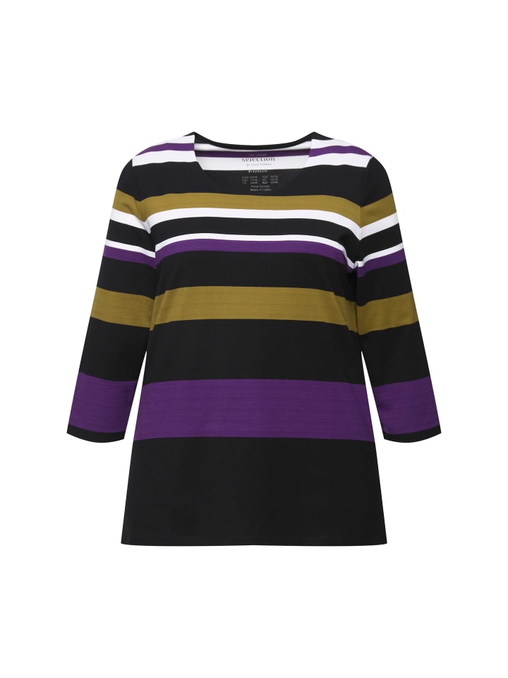 

Футболка Ulla Popken Shirt, цвет brombeere