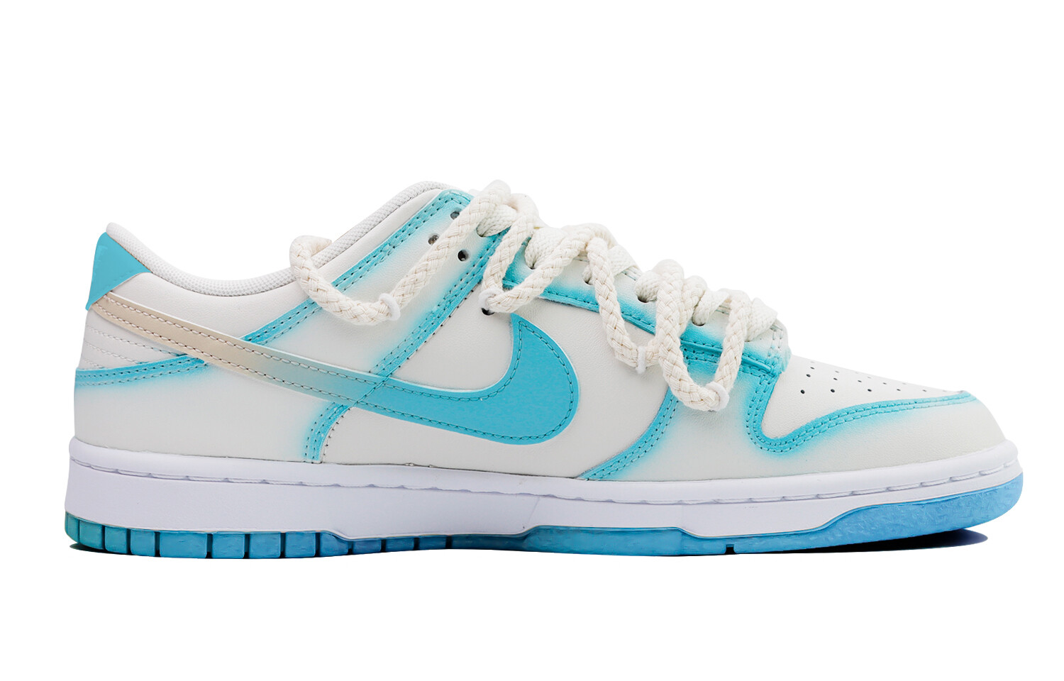 

Кроссовки Nike Dunk Skateboarding Shoes Men Low-top White, белый/синий