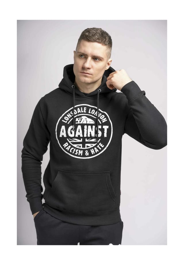 

Толстовка Linford slim fit с капюшоном Lonsdale, черный