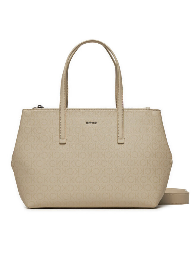 

Классическая сумка Ck Must Tote Md_Epi Mono Calvin Klein, серый