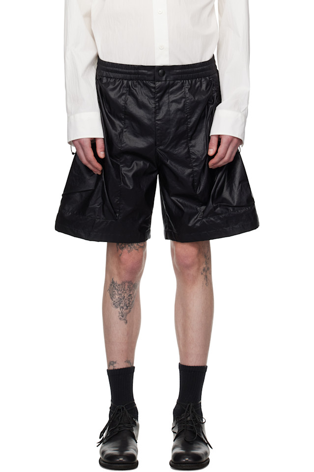 

Шорты с покрытием Solid Homme, черный