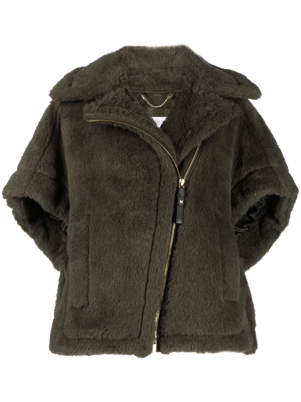 

Куртка Manto 1 с рукавами три четверти MAX MARA, зеленый