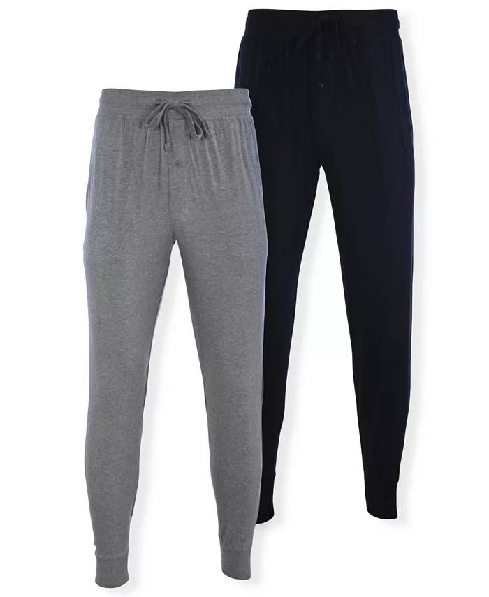 

Мужские трикотажные джоггеры, 2 шт Hanes, серый