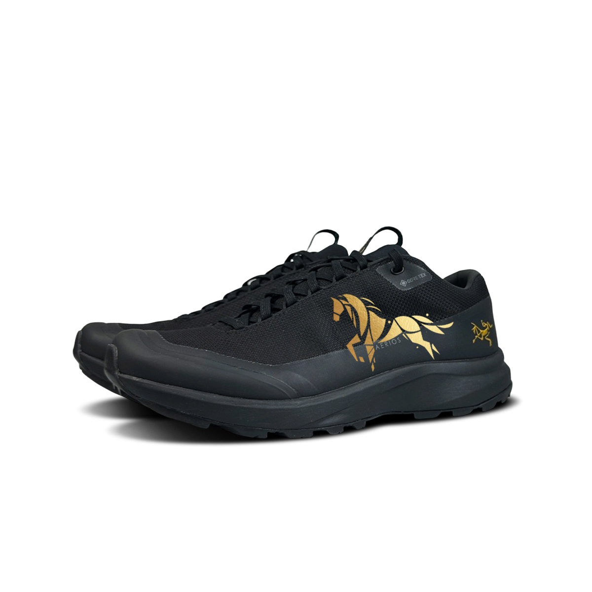 Arcteryx Aerios Fl 2 BNK Golden Bamboo мужские низкие кроссовки для активного отдыха с устойчивостью к истиранию — фото 4