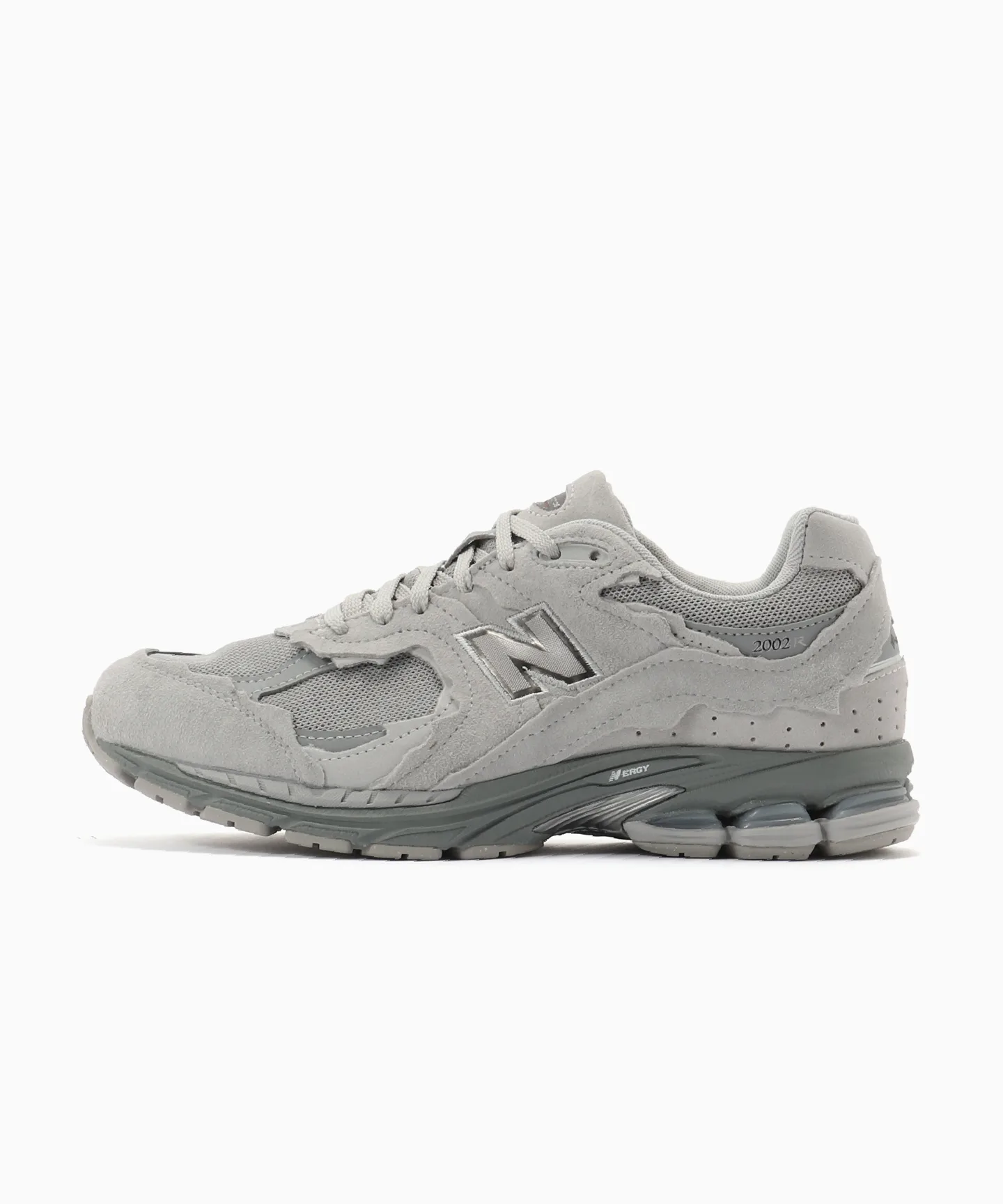 Мужские кроссовки из натуральной кожи New Balance U200227R серые — фото 2