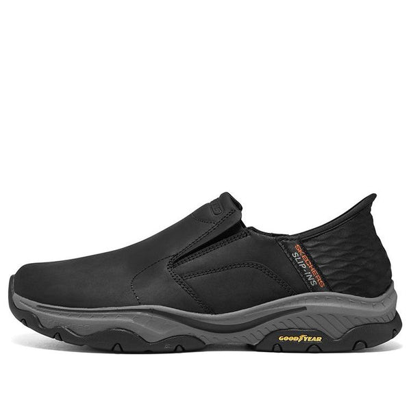 

Кроссовки slip-ins relaxed fit craster lanigan 'pure black' Skechers, черный