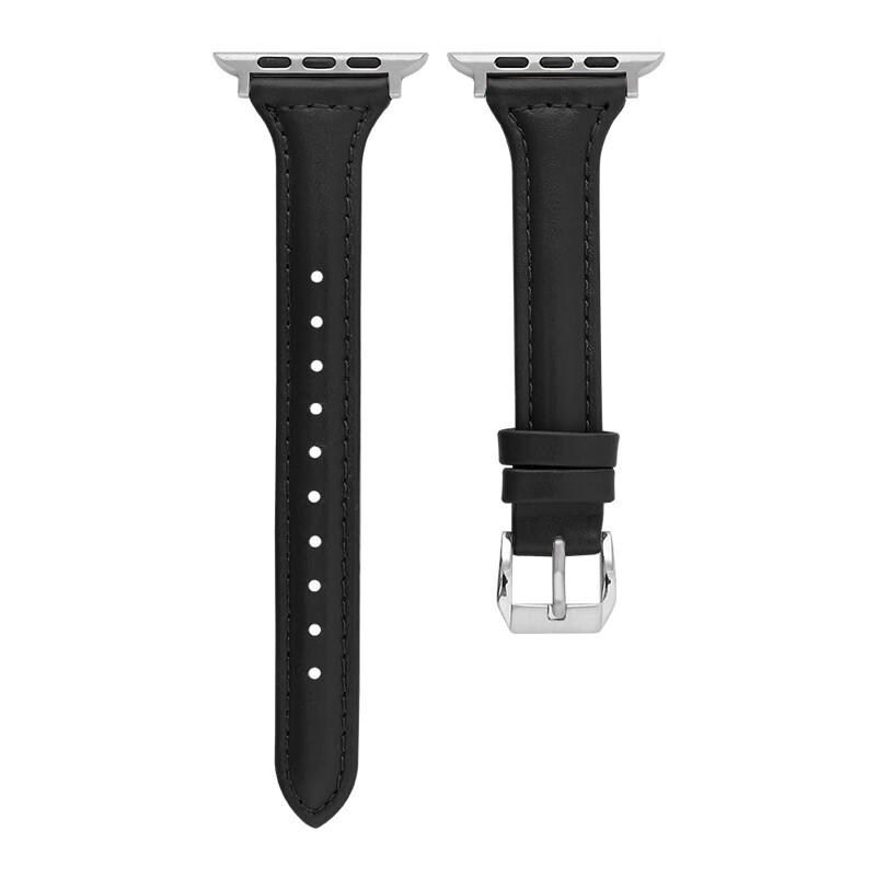 

IBOANN Часы Strap Apple Compatibility Genuine Leather Material 257mm, Black