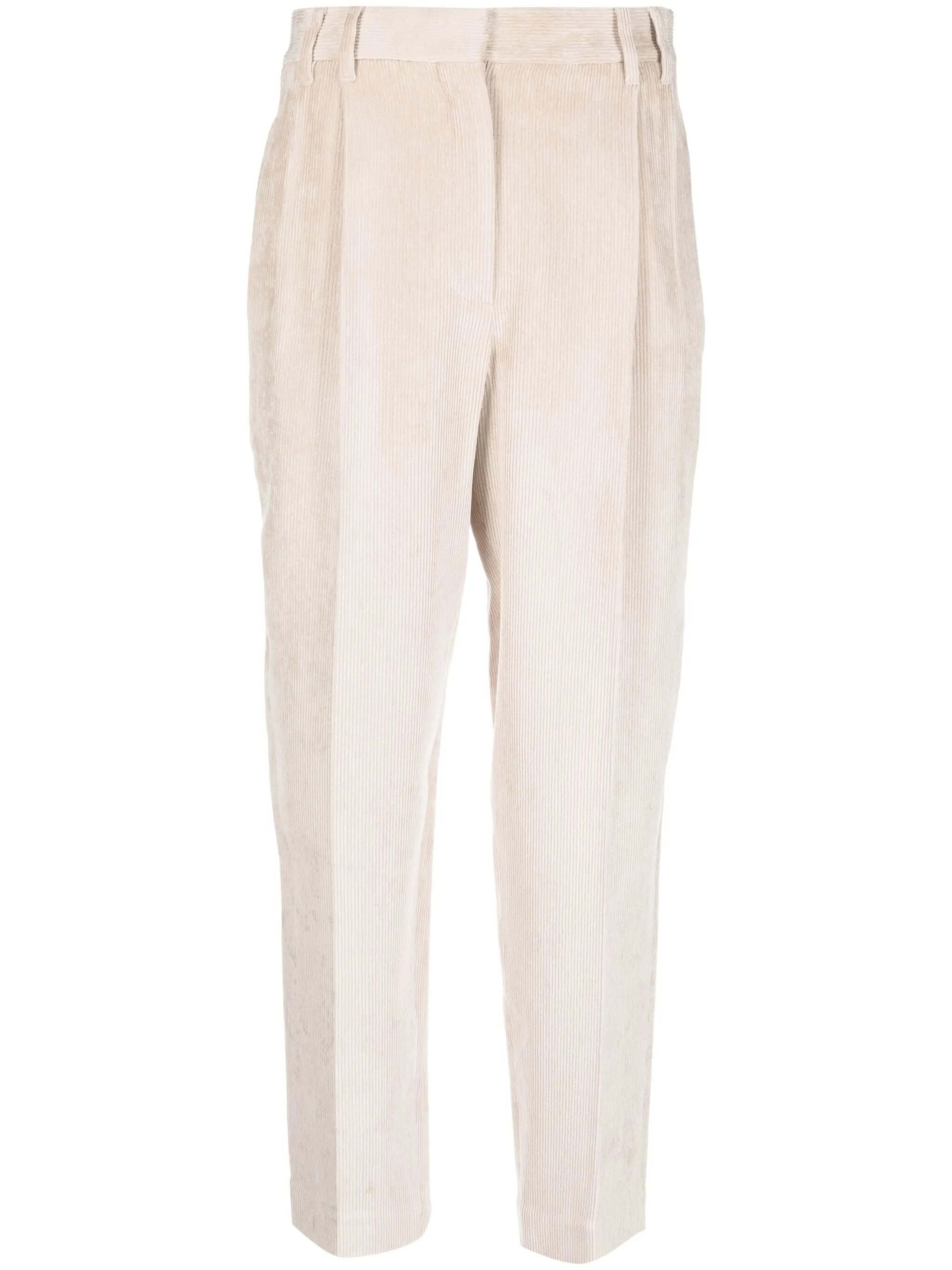 

Зауженные вельветовые брюки Brunello Cucinelli, белый