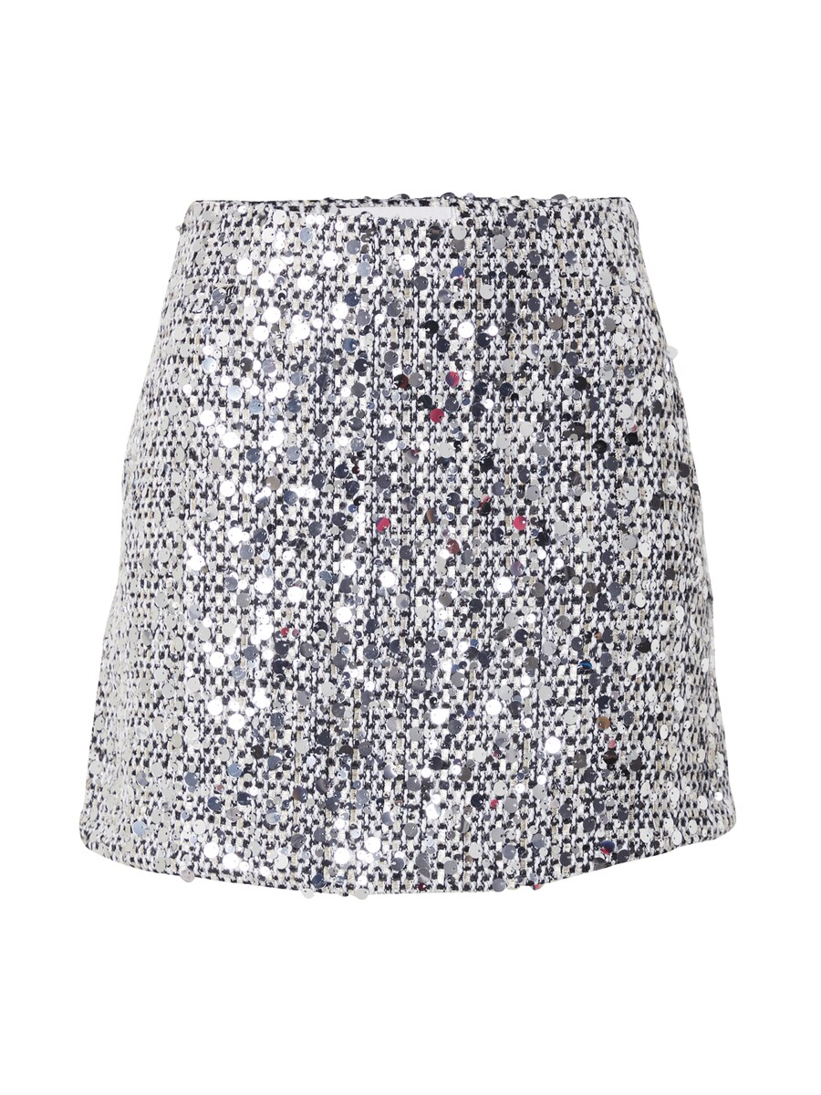

Юбка мини Rich & Royal Skirt Tweed skirt, серебряный