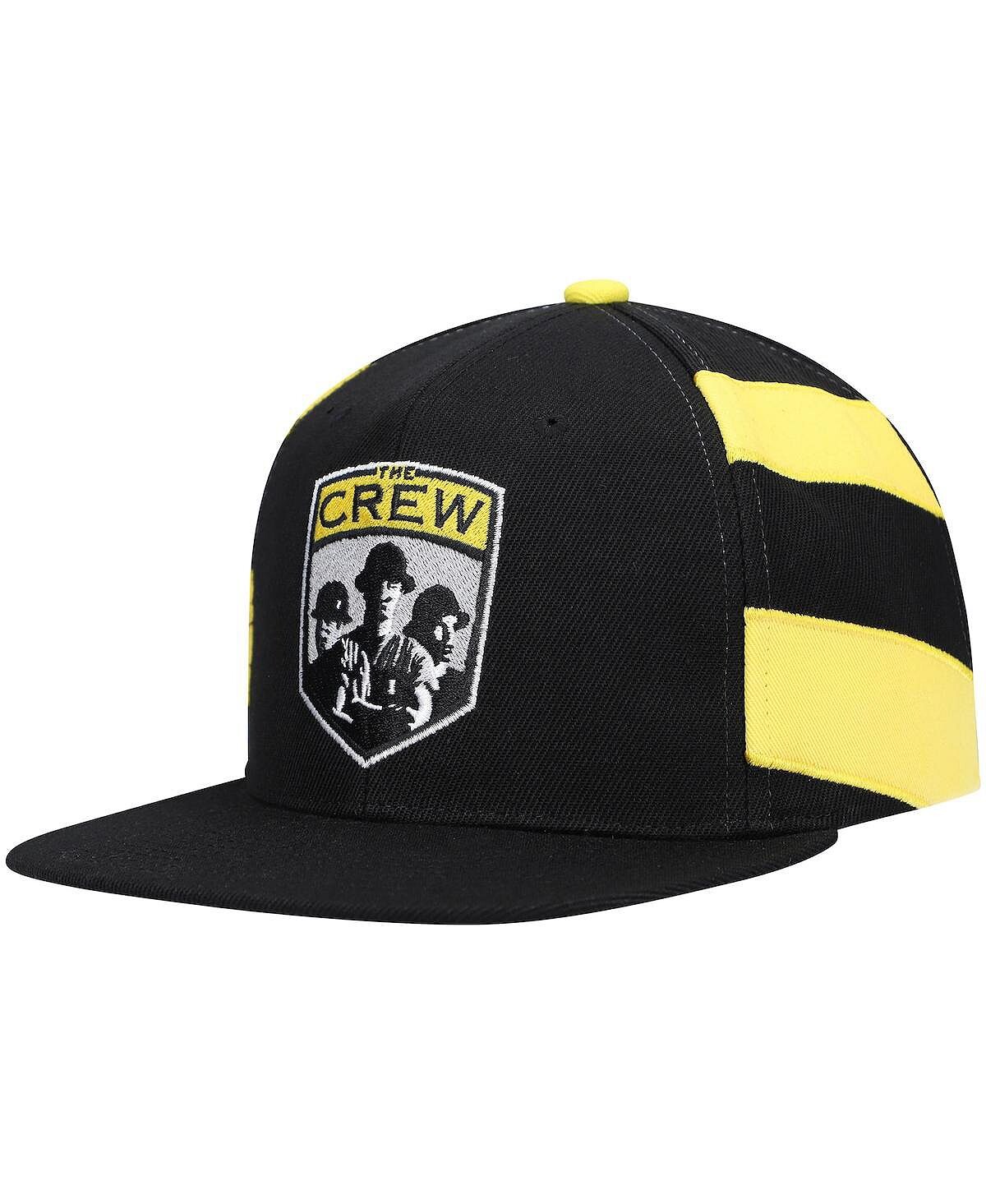 

Мужская черная кепка Snapback с историческим логотипом Columbus Crew начиная с 96-го года из джерси с крючком Mitchell & Ness