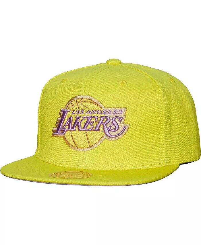 

Мужская золотистая бейсболка Los Angeles Lakers из твердой древесины Classics Soul Pastel Snapback Mitchell & Ness, золотой