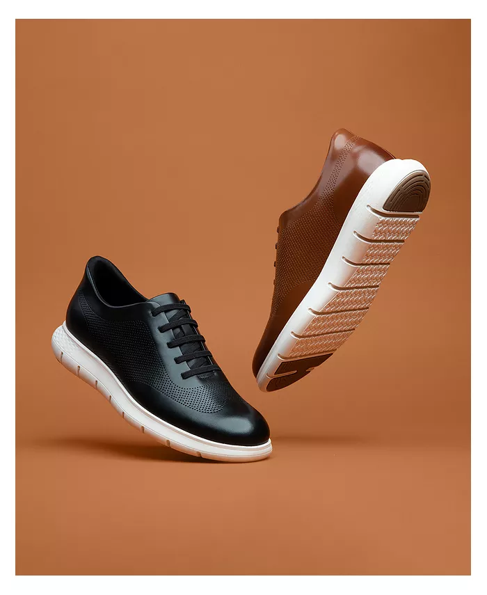 Мужские оксфорды Gold Street Hands-Free Slip On Technology из легкой кожи Marc Joseph New York, коричневый — фото 3