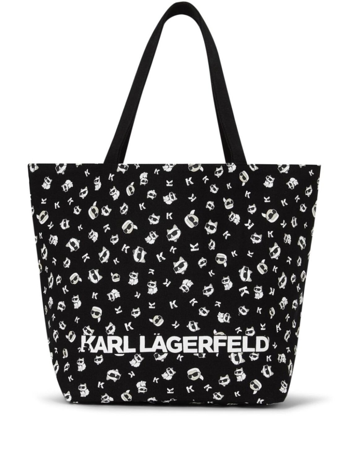

Karl Lagerfeld сумка-тоут K/Ikonik 2.0 из переработанного хлопка, черный