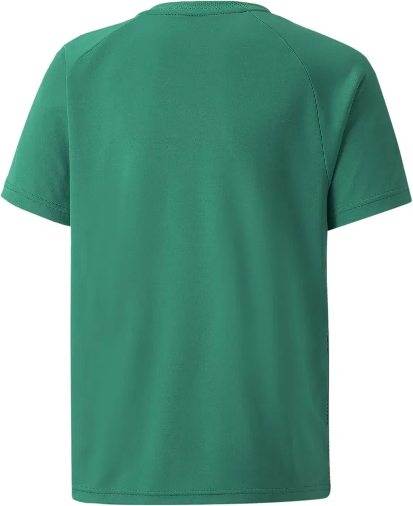 Футбольная футболка TeamLIGA Striped Jersey Jr, Puma, зеленый — фото 2