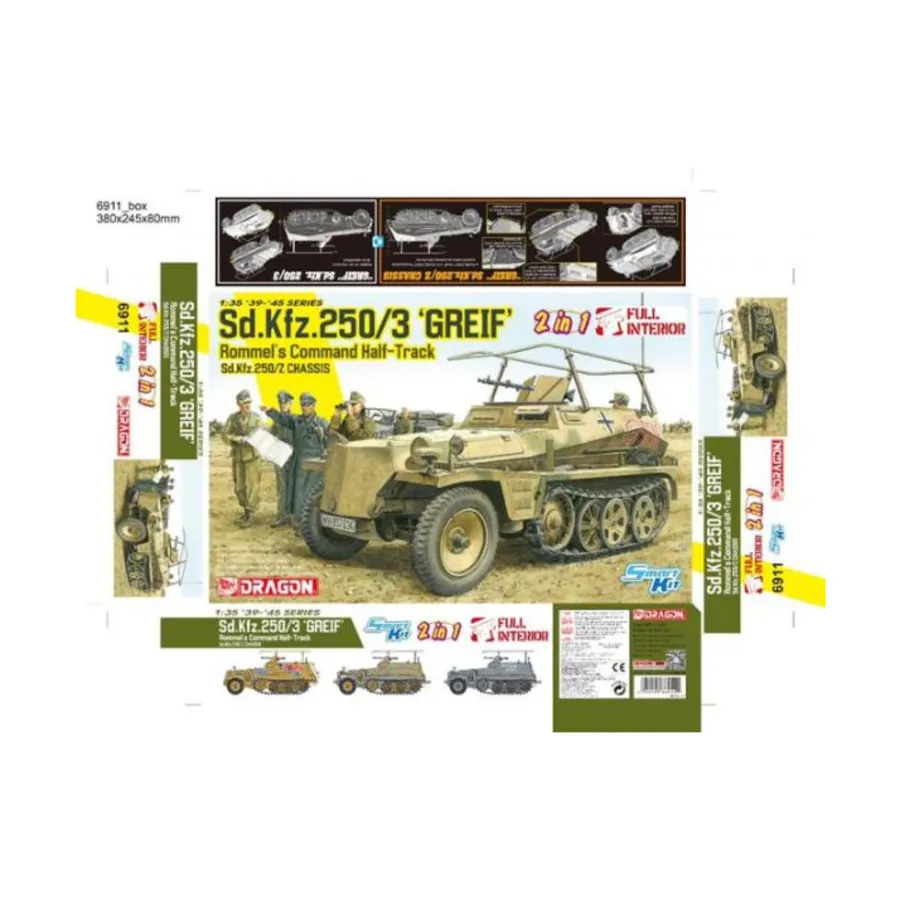 

Sd.Kfz.250/3 «Грейф» (2 в 1), Dragon Models - '39 to '45 Series - Germany (1:35)